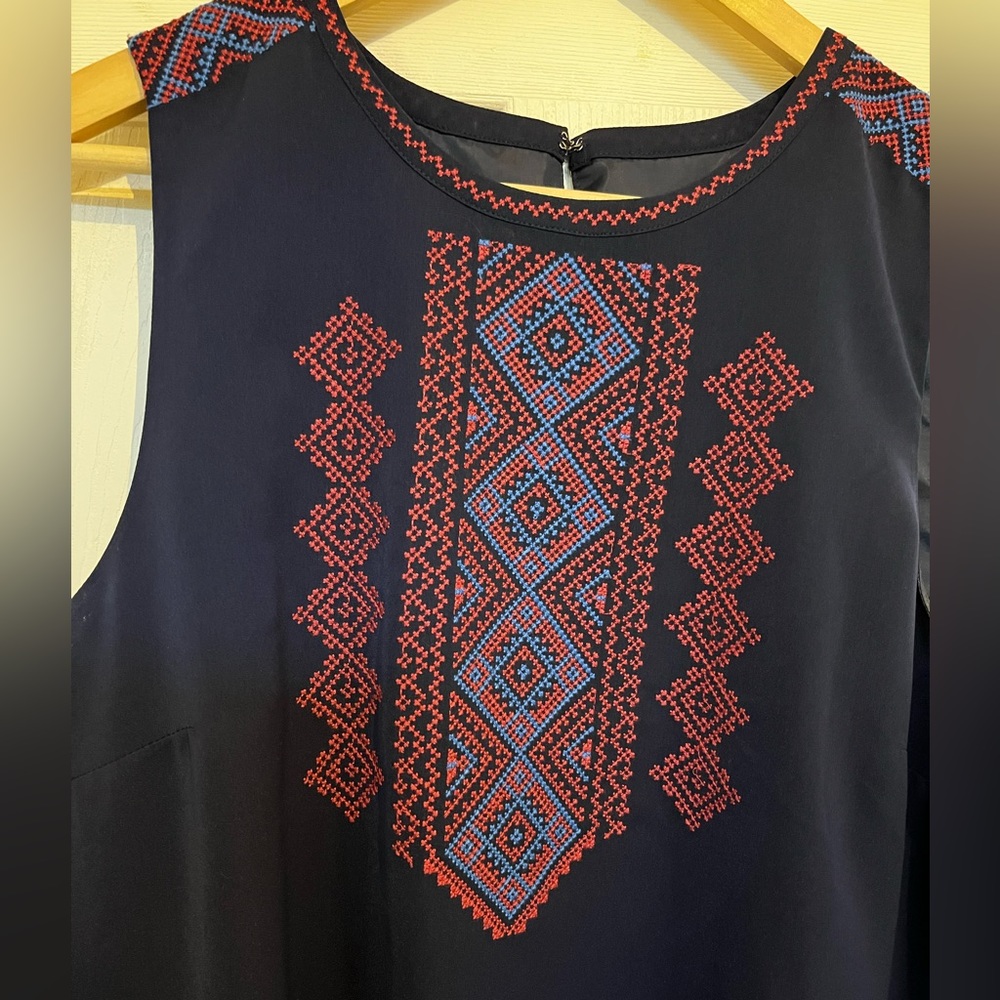 Jcrew navy blue sheath dress